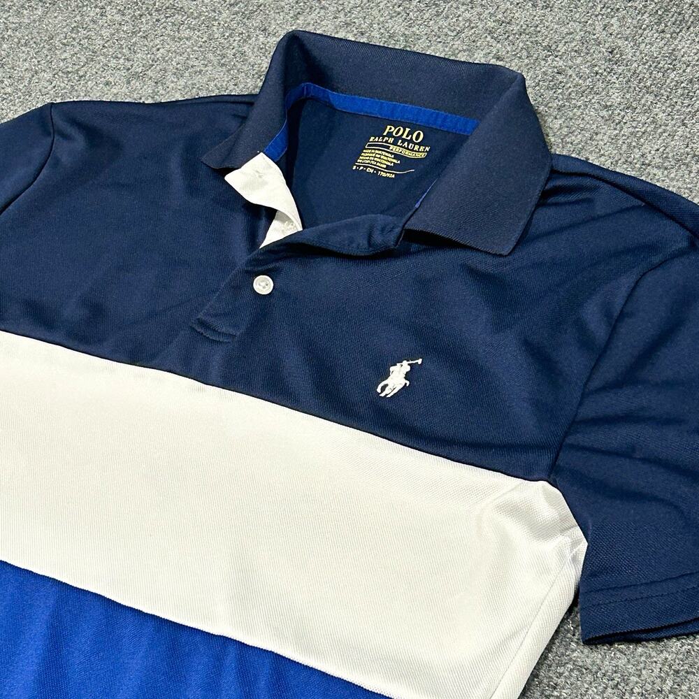 Polo Ralph Lauren Performance Men's S Colorblock Classic Fit Stretch Golf Polo